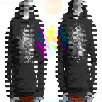 Splash Art Bull Terrier Dog Owner Idea Dog Hoodie | Mazezy