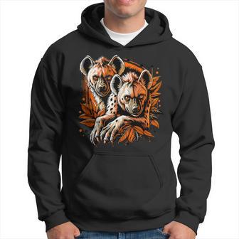 Spotted Hyena Laughing Hyenas Wildlife Hoodie - Monsterry DE