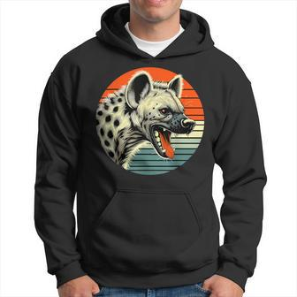 Spotted Laughing Hyena Retro Sun Hoodie - Monsterry DE