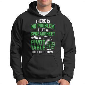 Spreadsheet With A Pivot Table Problem Solving Spreadsheet Hoodie - Monsterry CA