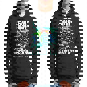 Squad Of The Birthday Boy Monster Truck Birthday Party Hoodie - Monsterry