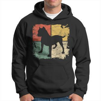 Square Retro Pitbull Owner Dog Lover Pit Bull Parents Hoodie - Monsterry