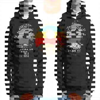 St Albans Vt Vermont Total Solar Eclipse 2024 Hoodie - Seseable