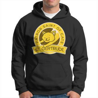 St Gertrude Of Nivelles Great Catholic Patron Saint Of Cats Hoodie - Monsterry AU
