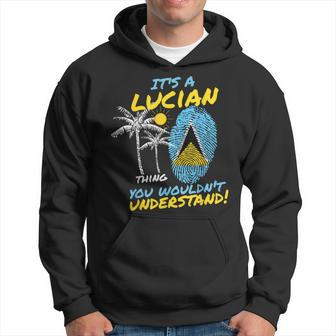 St Lucia Independence Saint Lucia It's A Lucian Thing Hoodie - Seseable