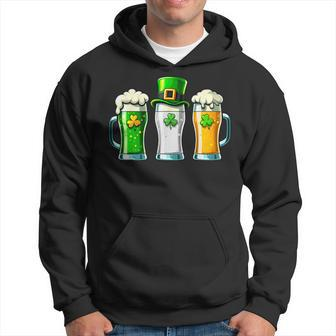 St Patrick Day Irish Ireland Flag Green Beer Lover Women Hoodie | Mazezy AU