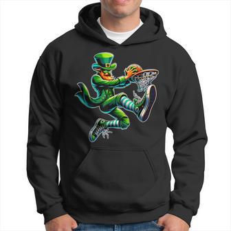 St Patrick's Day Irish Leprechaun Basketball Player Hoodie - Monsterry AU