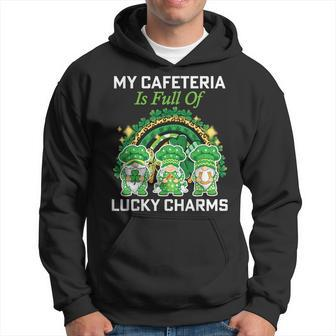 St Patrick's Day Lunch Lady Chef My Cafeteria Workers Hoodie - Monsterry