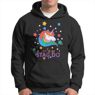 Stag Do Party Unicorn Matching Set 1 Of 2 Groom Hoodie - Seseable