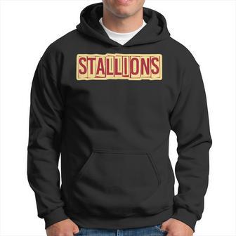 Stallions Birmingham Football Tailgate Hoodie - Monsterry