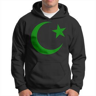 Star And Crescent Novelty Crescent And Star Hoodie - Thegiftio UK