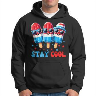 Stay Cool 4Th July Popsicle Boys Usa Flag American Hoodie - Monsterry DE