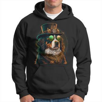 Steampunk Bernese Mountain Dog Hoodie | Mazezy