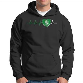 Steiermark Coat Of Arms Steirisch Heartbeat Heart Steirer Hoodie - Seseable