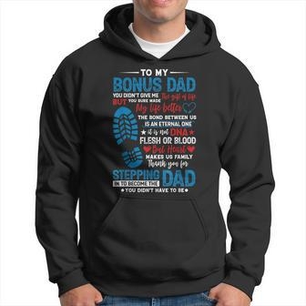 Step Father's Step Dad's Amazing Non Biological Dad Hoodie - Monsterry UK