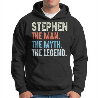 Stephen The Legend Name Personalized Cute Idea Vintage Hoodie - Monsterry DE