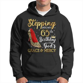 Stepping Into My 65Th Birthday With God's Grace & Mercy Hoodie | Mazezy