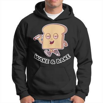 Stoner Toast Wake And Bake Cute Weed Cannabis Marijuana Hoodie - Monsterry DE