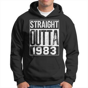 Straight Outta 1983 Great Birthday Hoodie - Monsterry DE