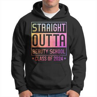 Straight Outta Beauty School Graduation Class Of 2024 Hoodie - Monsterry UK