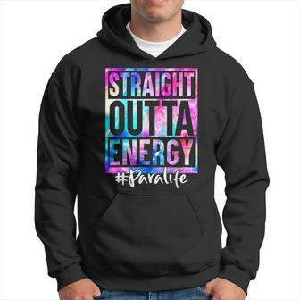 Straight Outta Energy Para Life Tie Dye Hoodie | Mazezy CA