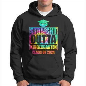 Straight Outta Kindergarten School Graduation Class Of 2024 Hoodie - Seseable