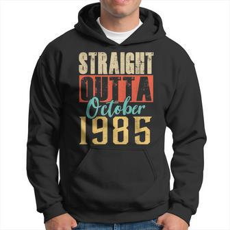 Straight Outta October 1985 35Th Awesome Birthday Hoodie - Monsterry CA