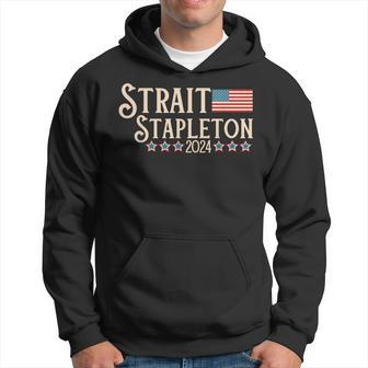 Strait Stapleton 2024 American Flag Country Festival Concert Hoodie - Seseable
