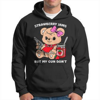 Strawberry Jams But My Gun Don't Hoodie - Seseable