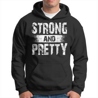 Strong And Pretty For Coaches And Strongman Hoodie - Thegiftio UK
