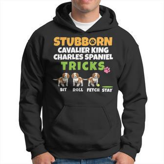 Stubborn Cavalier King Charles Spaniel Tricks I Spaniel Hoodie | Mazezy