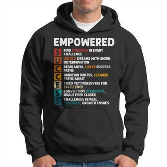 Success Definition Motivational Quote Affirmations Hoodie | Mazezy