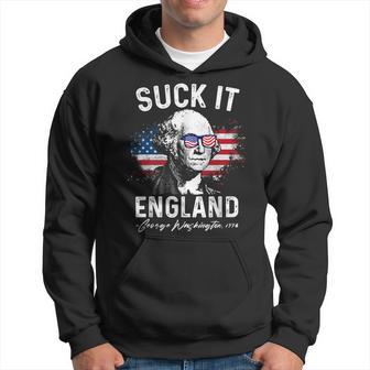 Suck It England 4Th Of July George Washington 1776 Hoodie - Thegiftio UK