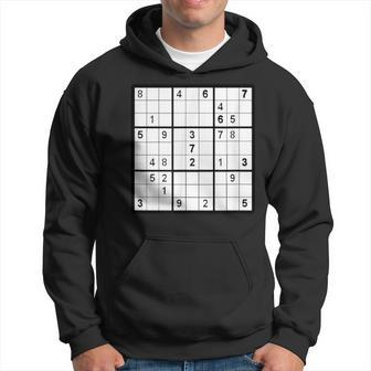 Sudoku Puzzle Game Trivia Challenge Sudoku Solver Hoodie - Monsterry