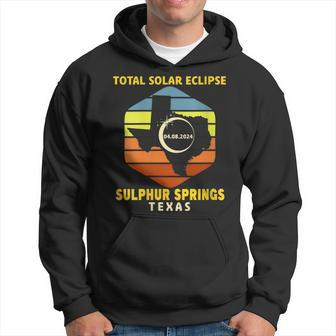 Sulphur Springs Texas Total Solar Eclipse 2024 Hoodie - Monsterry UK