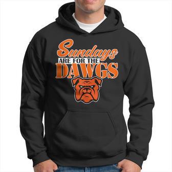 Sundays Are For The Dawgs Cleveland Ohio Dawg Hoodie - Monsterry