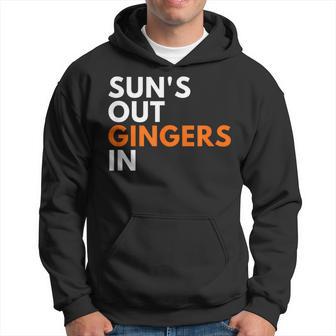 Sun's Out Gingers In Summer Red Head Hoodie - Thegiftio UK