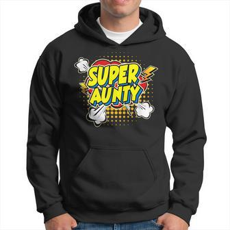 Super Awesome Matching Superhero Aunty Hoodie - Seseable