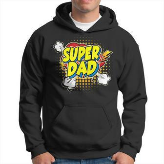 Super Awesome Matching Superhero Dad Hoodie - Seseable