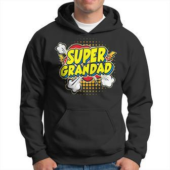 Super Awesome Matching Superhero Grandad Hoodie - Seseable