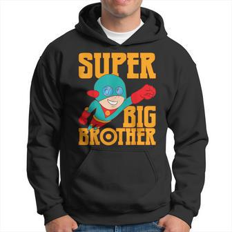 Super Awesome Superhero Best Big Brother Hoodie - Thegiftio UK