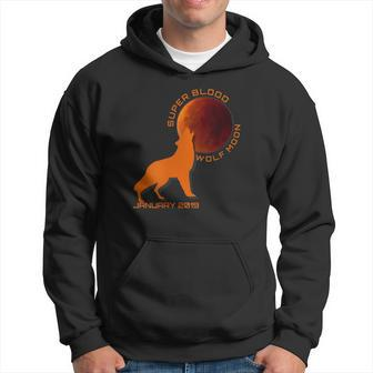 Super Blood Wolf Moon First 2019 Eclipse Hoodie - Monsterry CA