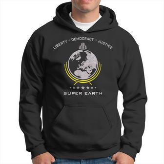 Super Earth Diving Into Hell For Liberty Hoodie - Monsterry