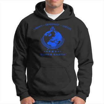 Super Earth Stürzt Sich In Die Hölleum Die Freiheit Zu Find Hoodie - Geschenkecke