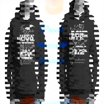 Super Proud Brother Of 2024 Graduate Awesome Family College Hoodie | Seseable UK