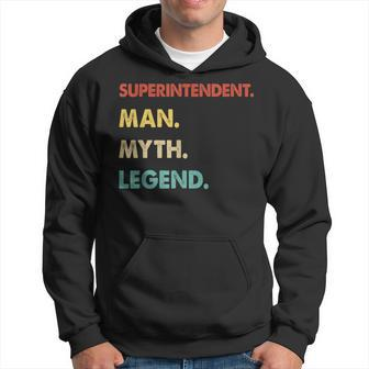 Superintendent Man Myth Legend Hoodie - Thegiftio UK