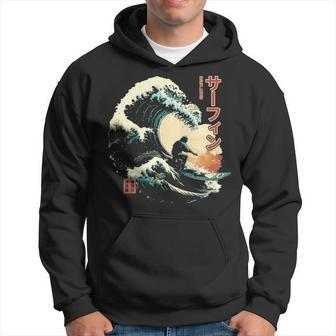 Surfing The Great Wave Of Kanagawa Surfer Hoodie | Mazezy