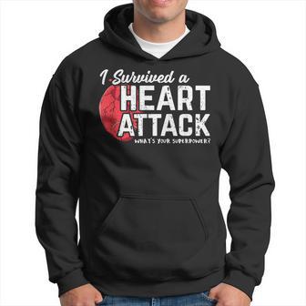 I Survived A Heart Attack What's Your Superpower Hoodie - Thegiftio UK