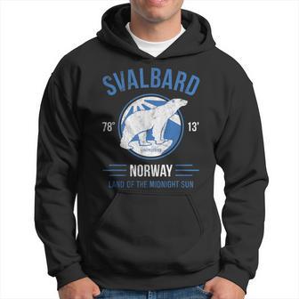 Svalbard Polar Bear T Norway Northern Lights Hoodie - Monsterry