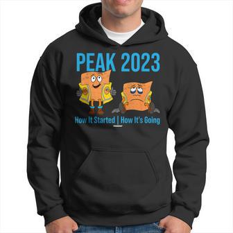 Swagazon Associate Peak 23 How It Started How Its Going Peak Hoodie - Thegiftio UK